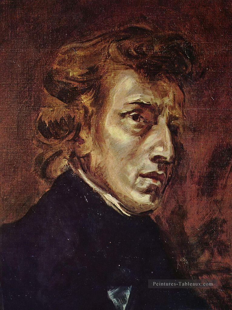 Frédéric Chopin romantique Eugène Delacroix Peintures à l'huile